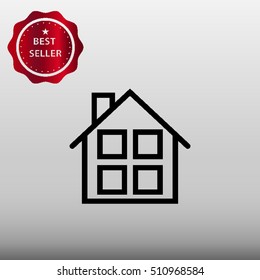 House Vector Icon Illustration
