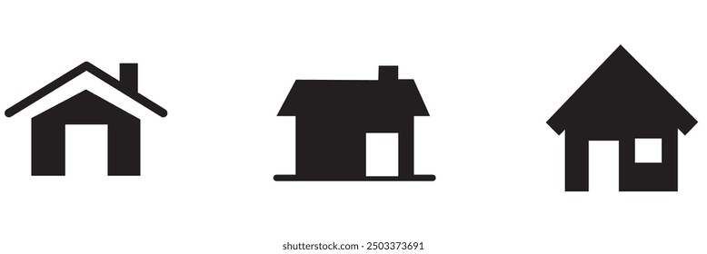 Haus, Vektorsymbol-Illustration, Haus-Logo, Haus-Symbol, Vektorsymbol-Design