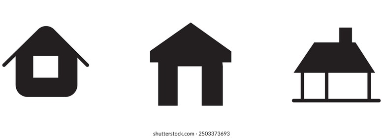 Haus, Vektorsymbol-Illustration, Haus-Logo, Haus-Symbol, Vektorsymbol-Design