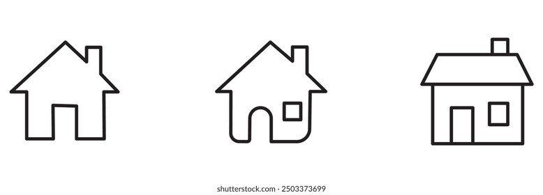 Haus, Vektorsymbol-Illustration, Haus-Logo, Haus-Symbol, Vektorsymbol-Design