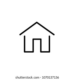 House Vector Icon Illustration For Web And Mobile App Isolated On White Backround.Ui/Ux