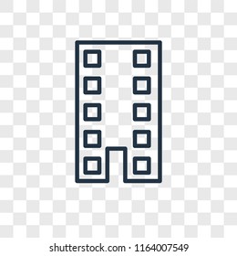 House vector icon isolated on transparent background, House logo concept