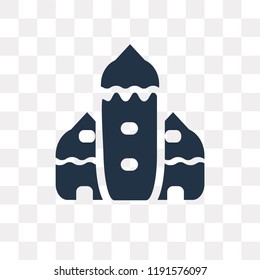 House vector icon isolated on transparent background, House transparency concept can be used web and mobile