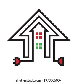 house vector icon isolated on white