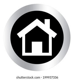 House - Vector icon isolated on white
