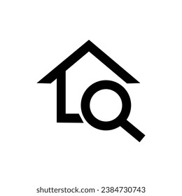 house vector icon line  illustration