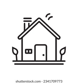House vector icon logo design
