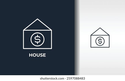 House Vector, Icon Or Logo Sign Isolated Symbol Illustration