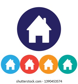 House vector icon , lorem ipsum Flat design