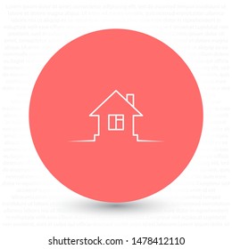House Vector icon . Lorem Ipsum Illustration design