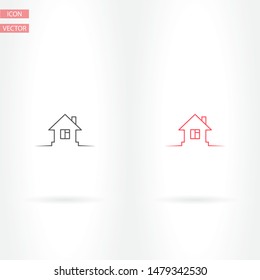 House Vector icon . Lorem Ipsum Illustration design