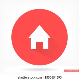 House vector icon , lorem ipsum Flat design