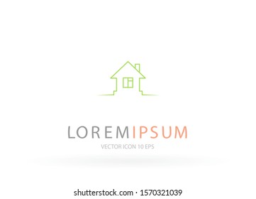 House Vector icon . Lorem Ipsum Illustration design
