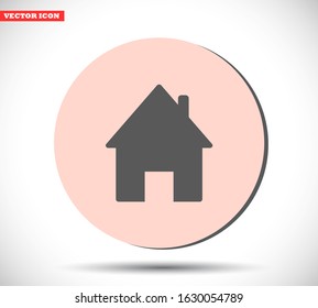 House vector icon , lorem ipsum Flat design