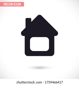 House vector icon , lorem ipsum Flat design
