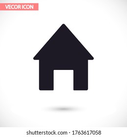 House vector icon , lorem ipsum Flat design