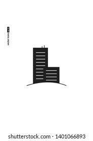 House - vector icon on white background. Symbol for web, infographics, print design and mobile UX/UI kit. Vector illustration, EPS10.