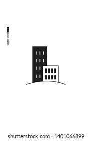 House - vector icon on white background. Symbol for web, infographics, print design and mobile UX/UI kit. Vector illustration, EPS10.