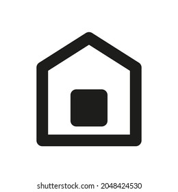 House vector icon on white background
