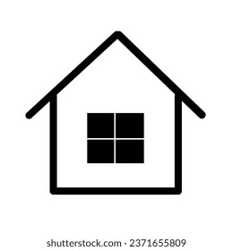 house vector icon on white background