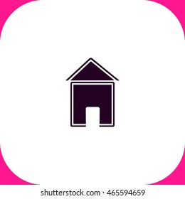 House vector icon on white background.