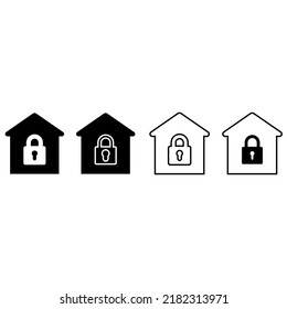 Conjunto de iconos del vector de la casa. colección de signos de ilustración de casa. símbolo de construcción.