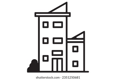 House vector icon, House Icon Set. Home vector illustration symbol.
