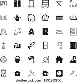 house vector icon set such as: garment, page, bucketful, strips, property, cuisine, clipart, sweet, transport, mixing, drink, circle, liquid, front, pail, healthy, electronic, one, warning, sponge