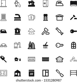 house vector icon set such as: leisure, map, freezer, isometric, roof, main, shelves, washer, sea, port, sweet, summer, shelf, purity, ecology, love, greeting, craft, transport, identity, pattern