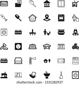 house vector icon set such as: old, plant, control, government, cottage, dirt, supply, dont, act, marker, maid, bubble, governmental, barn, fresh, glass, apron, buildings, icons, uniform