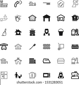 house vector icon set such as: cook, dirt, needle, heater, craft, remote, can, beach, eps10, property, double, wood, heating, dirty, glass, rubber, hut, lady, bucketful, science, drawing, handcraft