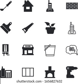 Symbol für die Vektorillustration des Hauses wie: Wohnraum, Küche, warm, Komfort, Heizung, Schatten, Kreuzung, Reinigung, Getreide, mechanische, Formel, Atmosphäre, Stein, Spatel, Beton, Blüte, Koch, Flora, Öko