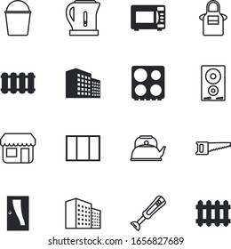 house vector icon set such as: protective, housework, outfit, wood, ceramic, shop, teeth, fast, preparation, template, red, sharp, storefront, broken, boiling, mixing, battery, abstract, uniform