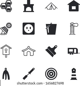 Symbol für die Vektorillustration des Hauses wie: Tourismus, Textilien, Klein, Tour, Container, Vektorillustrationen, Privat-, Handwerk, Kamine, Winter, Tierwelt, LKW, Leute, Industrie, Frühjahr, Schrott, Wäscherei, Kontrolle, stylisch