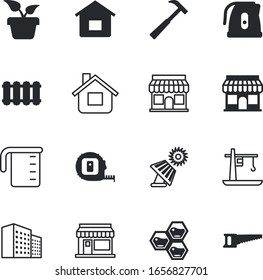 house vector icon set such as: cut, service, pots, tea, builder, travel, tower, flower, save, wheat, plastic, nail, organic, plants, dissolved, red, motion, sweet, decorative, farm, lifting, volume