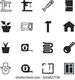 house vector icon set such as: floor, close, your, housing, floorplan, layout, nail, hammer, wooden, power, service, web, meal, ring, claw, head, keys, detailed, freezer, electrical, apparel, clothes