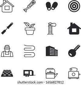 house vector icon set such as: high, bedroom, nautical, tile, transport, fashion, safe, ring, open, searchlight, cabinet, nutrition, shore, coast, isometric, adventure, decor, restaurant, stove, oven