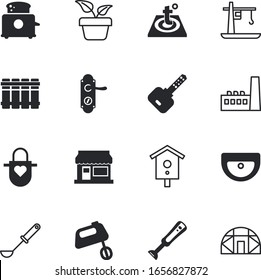 house vector icon set such as: shape, wooden, sink, agriculture, spoon, stem, leaf, image, lifting, pocket, landscape, conservatory, decorative, accessory, unlock, appliances, nutrition, security