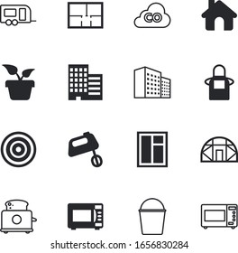 house vector icon set such as: plan, cottage, tour, detailed, red, cooktop, blossom, wooden, outfit, breakfast, architectural, 3d, spring, frame, holiday, vacation, mixer, car, scheme, agriculture