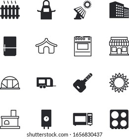 house vector icon set such as: apparel, work, safety, tank, warehouse, accessory, transportation, radiator, protective, residential, townhouse, geyser, serve, sport, clothing, pharmacy, shop, wear