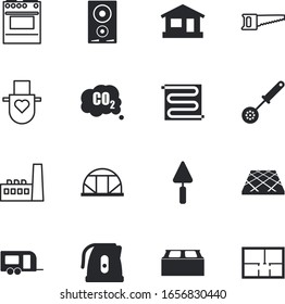 house vector icon set such as: spatula, serrated, architect, bricklayer, appliances, apparel, device, surface, plastering, decor, blade, vegetable, wear, cloth, spoon, temelin, global, vacancy
