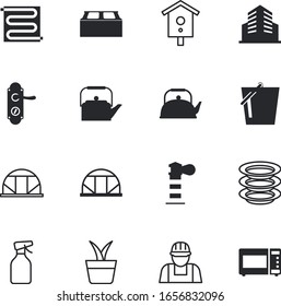 conjunto de iconos de vectores de casa como: gráfico, pájaro, móvil, alojamiento, mecánico, construido, abstracto, verano, señal, temperatura, palanca, accesorio, flora, artesanía, placas, candado, balde, carretilla, protección