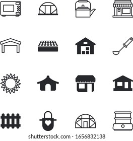 house vector icon set such as: maid, street, build, housing, pocket, orange, pharmacy, trowel, brick, wheat, wear, apron, shape, cloth, regular, travel, adventure, button, boiling, marquee, apartment