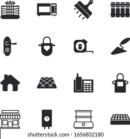 house vector icon set such as: key, base, ring, connection, tank, speak, installation, roof, double, cement, icons, roulette, buildings, digital, living, hotel, ruler, cooker, market, vacancy, screws