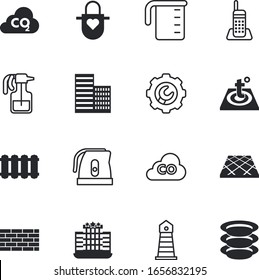 house vector icon set such as: cabinet, district, connection, meal, skeleton, cotton, contact, key, protective, fork, volume, dining, furniture, uniform, abstract, drink, beam, store, preparation