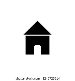 house vector icon. house sign on white background. house icon for web and app