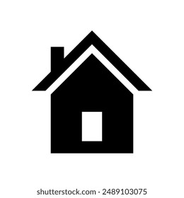 House vector icon. simple flat black trendy style illustration for web and app on white background..eps