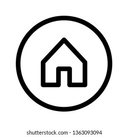 House vector icon, stay at home