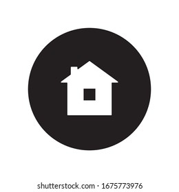  Icono vectorial de la casa. Símbolo del hogar.