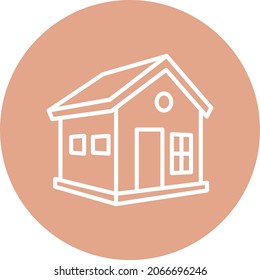 House Vector Icon That Can Easily Modified Or Edit

